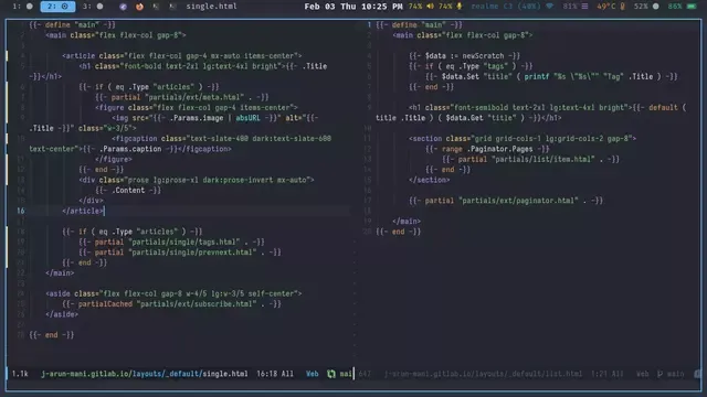 An image showing my second workspace with Emacs open.